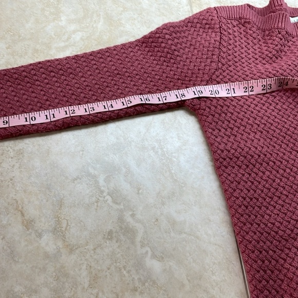 L.L.Bean Sweater Size XS 100% Cotton Textured Knit Pullover Women’s Long Sleeve - Picture 10 of 12